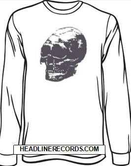 MAN IS THE BASTARD - SKULL LONG SLEEVE TEE SHIRT