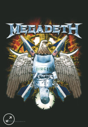 MEGADETH - EAGLE FABRIC FLAG BANNER
