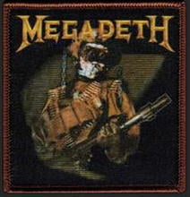 MEGADETH - SOLDIER EMBROIDERED PATCH