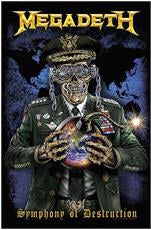 MEGADETH - SYMPHONY OF DESTRUCTION FABRIC FLAG BANNER