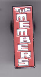 MEMBERS - MEMBERS ENAMEL PIN BADGE