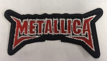 METALLICA - NEW LOGO CUT OUT COLOR EMBROIDERED PATCH