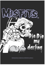 MISFITS - DIE DIE MY DARLING FABRIC FLAG BANNER
