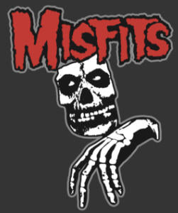 MISFITS - EVIL NEVER DIES ENAMEL PIN