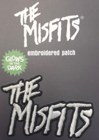 MISFITS - MISFITS 77 LETTERS GLOW IN THE DARK EMBROIDERED PATCH