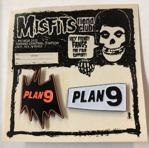 MISFITS - PLAN 9 LOGO ENAMEL