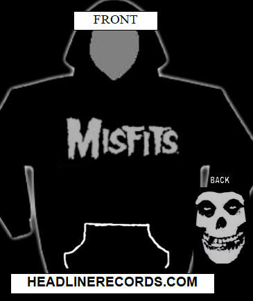 MISFITS - SKULL HOODIE SWEATSHIRT