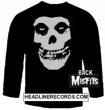 MISFITS - SKULL LONG SLEEVE TEE SHIRT