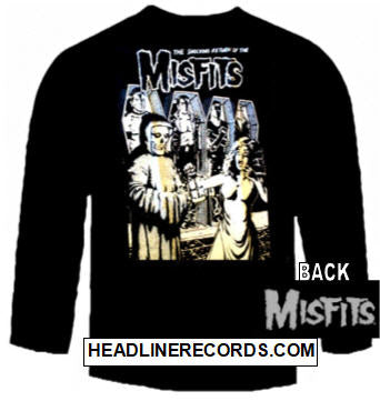 MISFITS - THE SHOCKING RETURN OF THE MISFITS LONG SLEEVE TEE SHI
