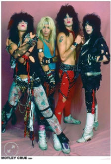 MOTLEY CRUE - BAND 1984 POSTER