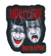 MOTLEY CRUE - THEATRE OF PAIN PAIN EMBROIDERED PATCH
