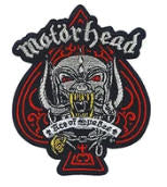 MOTORHEAD - ACE OF SPADES COLOR DIE CUT EMBROIDERED PATCH
