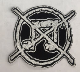NAPALM DEATH - NOISE NOT MUSIC CUT OUT EMBROIDERED PATCH
