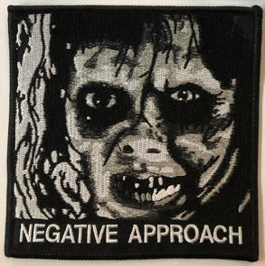NEGATIVE APPROACH - EP COVER EMBROIDERED PATCH
