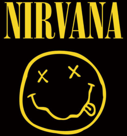 NIRVANA - NIRVANA + LOGO STICKER