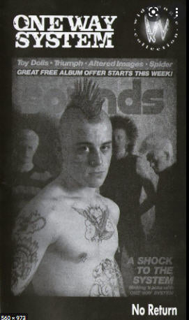 ONE WAY SYSTEM - NO RETURN VHS