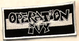 OPERATION IVY - OPERATION IVY EMBROIDERED PATCH