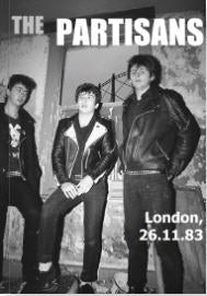 PARTISANS - LONDON 1983 PICTURES BOOK BY MICK MERCER