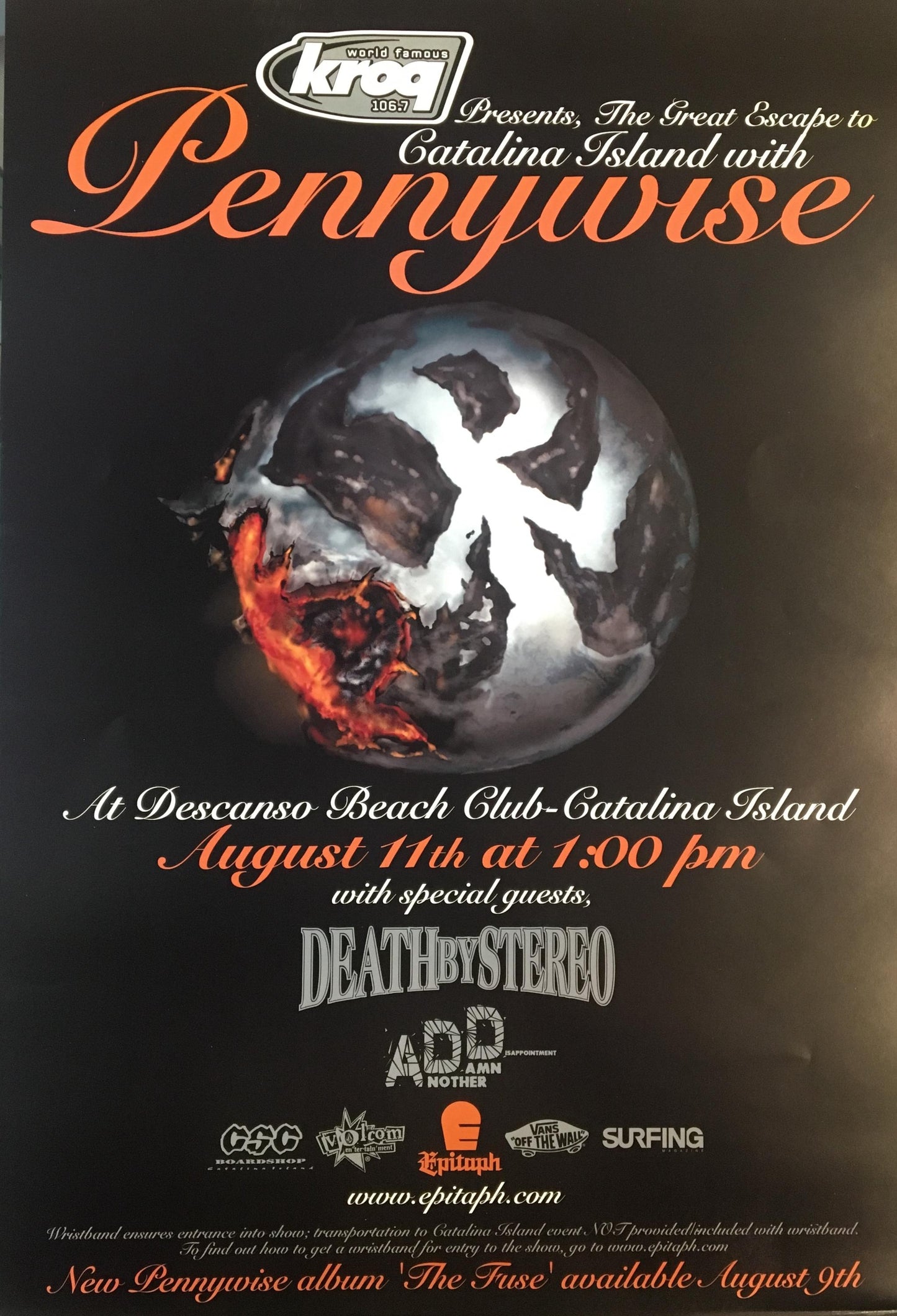 PENNYWISE - / DEATH BY STEREO POSTER