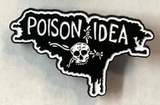 POISON IDEA - SKULL ENAMEL PIN