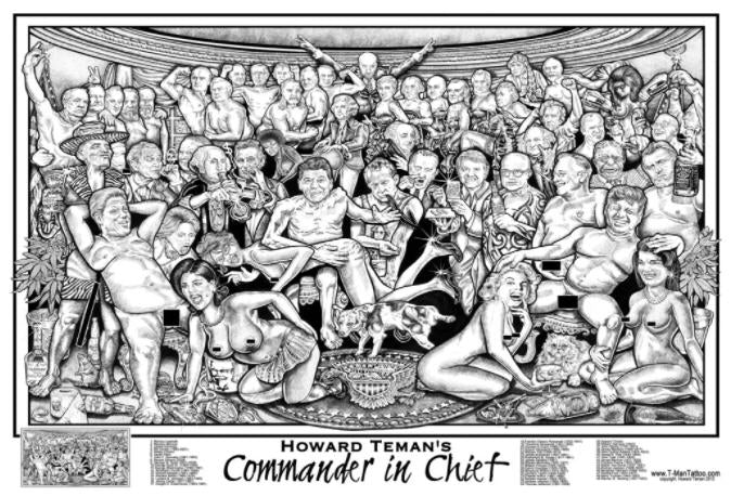 POSTER - COMMANDER IN CHIEF BY HOWARD TEMAN
