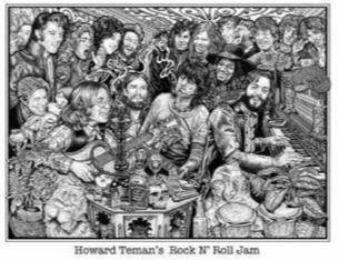 POSTER - ROCK N ROLL JAM BY HOWARD TEMAN