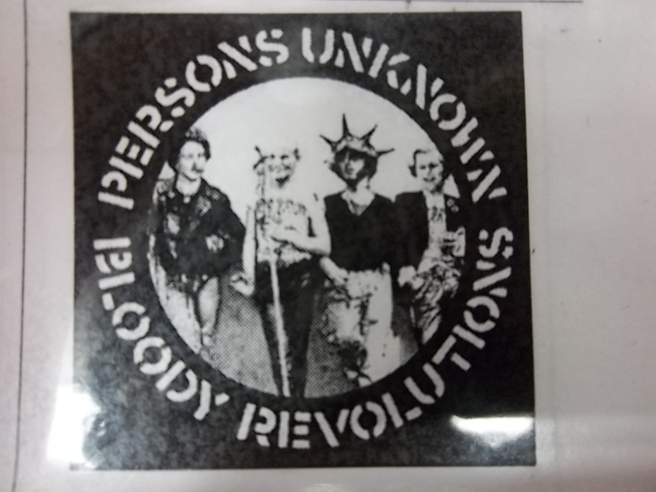 CRASS - PERSONS UNKNOWN PATCH