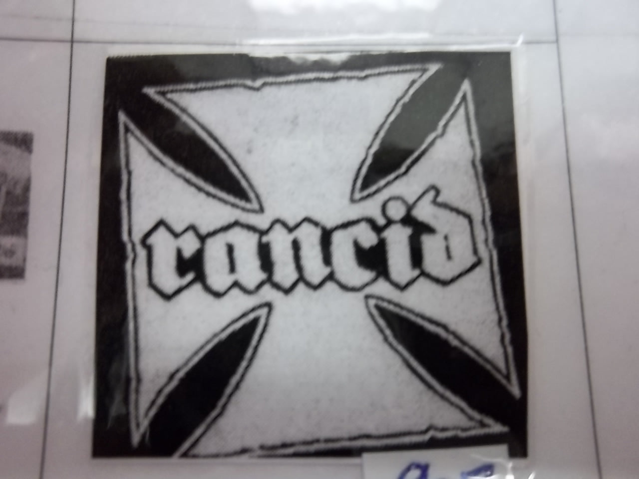 RANCID - IRON CROSS PATCH