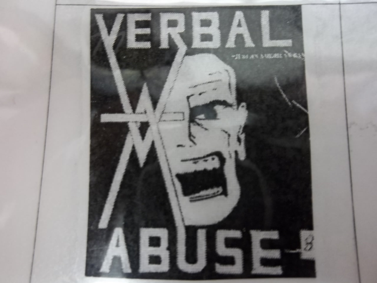 VERBAL ABUSE - JUST AN AMERICAN BAND PATCH
