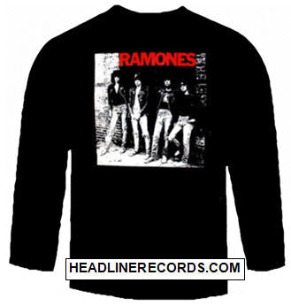 RAMONES - ROCKET TO RUSSIA LONG SLEEVE TEE SHIRT