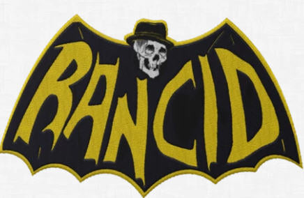 RANCID - TIM BAT EMBROIDERED PATCH