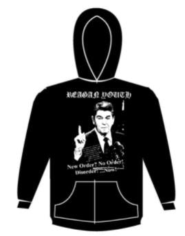 REAGAN YOUTH - NEW ORDER HOODIE SWEATSHIRT
