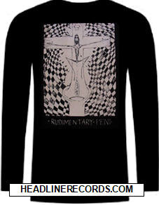 RUDIMENTARY PENI - CRUCIFIED LONG SLEEVE TEE SHIRT â Headline Records