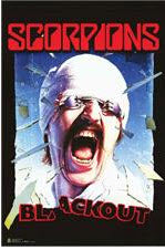 SCORPIONS - BLACKOUT POSTER