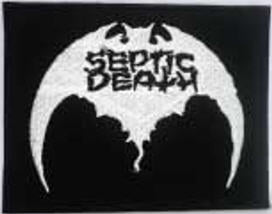 SEPTIC DEATH - BAT EMBROIDERED PATCH
