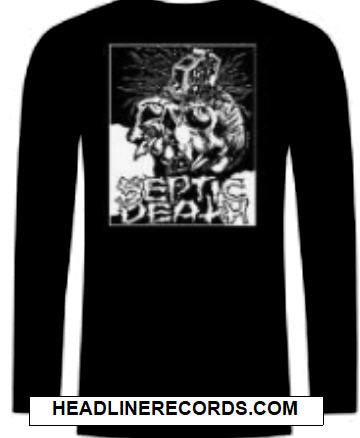 SEPTIC DEATH - GUITAR NECK LONG SLEEVE TEE SHIRT – Headline Records