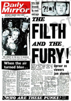 SEX PISTOLS - FILTH & THE FURY POSTER – Headline Records