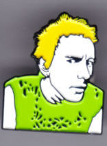SEX PISTOLS - JOHNNY ROTTEN ENAMEL PIN