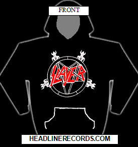 SLAYER - LOGO HOODIE SWEATSHIRT