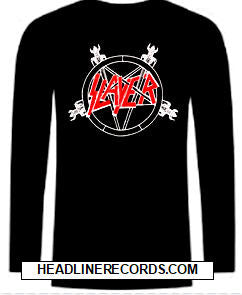 SLAYER - LOGO LONG SLEEVE TEE SHIRT