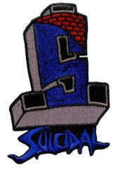 SUICIDAL TENDENCIES - FLS LOGO EMBROIDERED PATCH