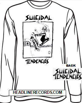 SUICIDAL TENDENCIES - POSSESSED TO SKATE (GREY) LONG SLEEVE