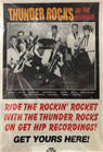 THUNDER ROCKS - ON THE RAMPAGE POSTER