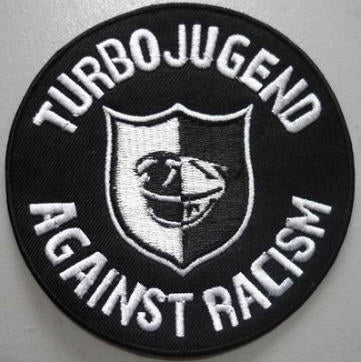 TURBONEGRO - AGAINST RACISM EMBROIDERED PATCH