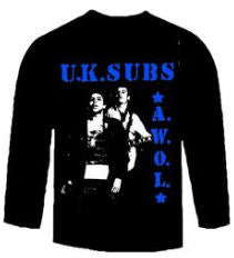 UK SUBS - AWOI LONG SLEEVE TEE SHIRT