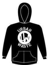URBAN WASTE - LOGO HOODIE SWEATSHIRT