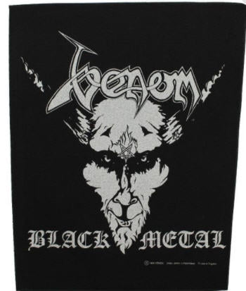 VENOM - BLACK METAL BACK PATCH
