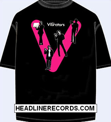 VIBRATORS - PURE MANIA TEE SHIRT