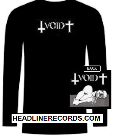 VOID - LP COVER LONG SLEEVE TEE SHIRT