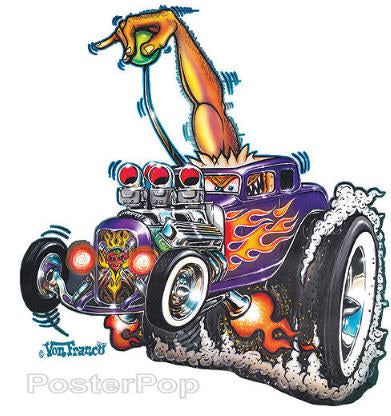 VON FRANCO STICKER - THE MONSTER SHIFTER